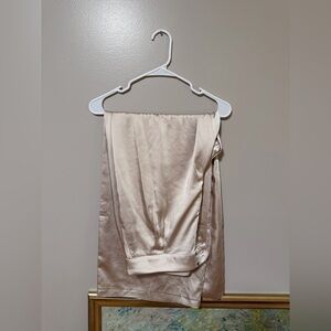 Express Champagne Satin Dress Pants Size 14R Workwear Trousers